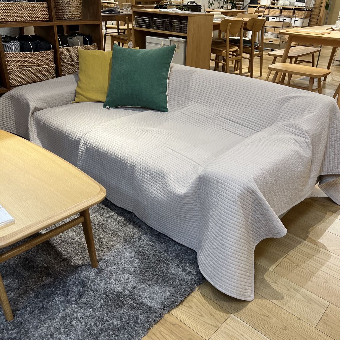 西友荻窪】新商品 綿キルティング多用布｜ 無印良品